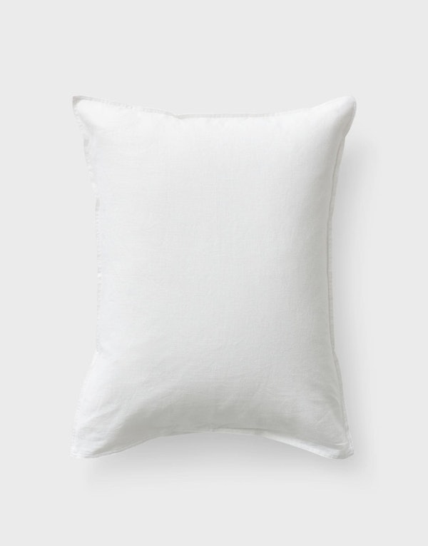CURA Calm Linen Pillowcase White