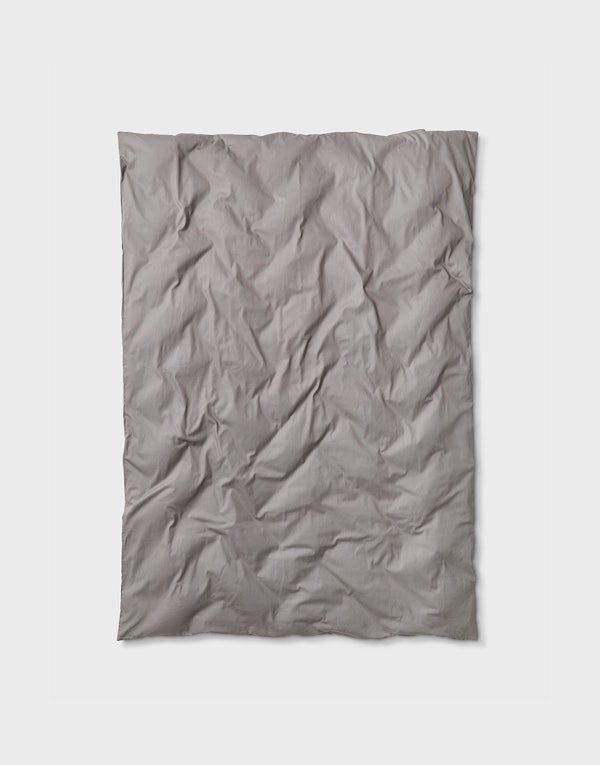 CURA Calm Cotton Duvet Cover Dark grey 150x210