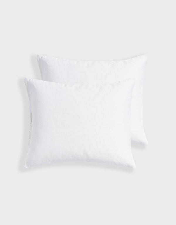 CURA Calm Cotton Pillowcases White 50x60
