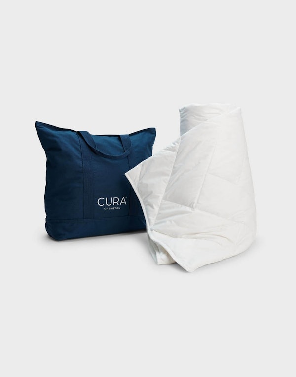 CURA Pearl Down Weighted duvet 150x210 8kg