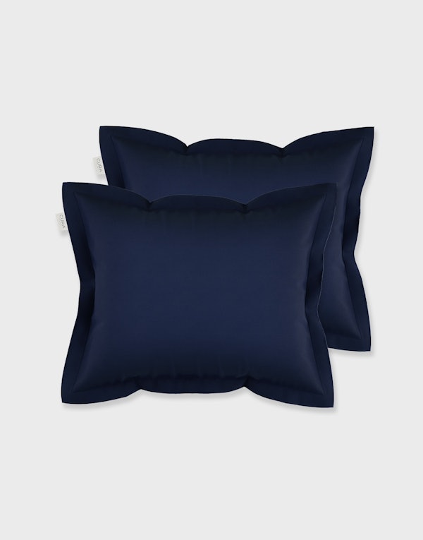 CURA Satina Marine Blue 50x60 Pillowcases