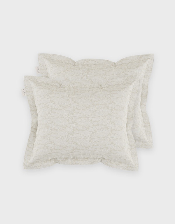 CURA Satina Paisley Light Sand 50x60 Pillowcase
