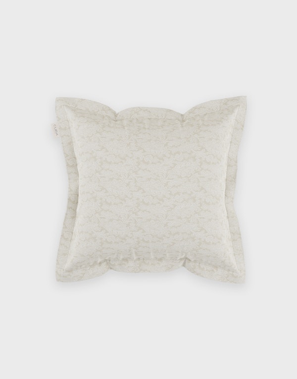 CURA Satina Paisley Light Sand 80x80 Pillowcase