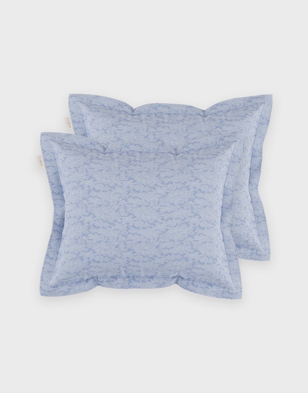CURA Satina Paisley 2-Pack Pillowcases 50x60
