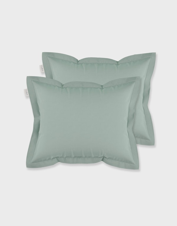 CURA Satina Sage Green 50x60 Pillowcases