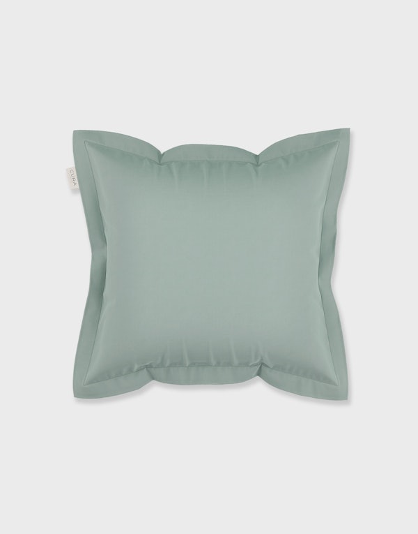 CURA Satina Sage Green 80x80 Pillowcase