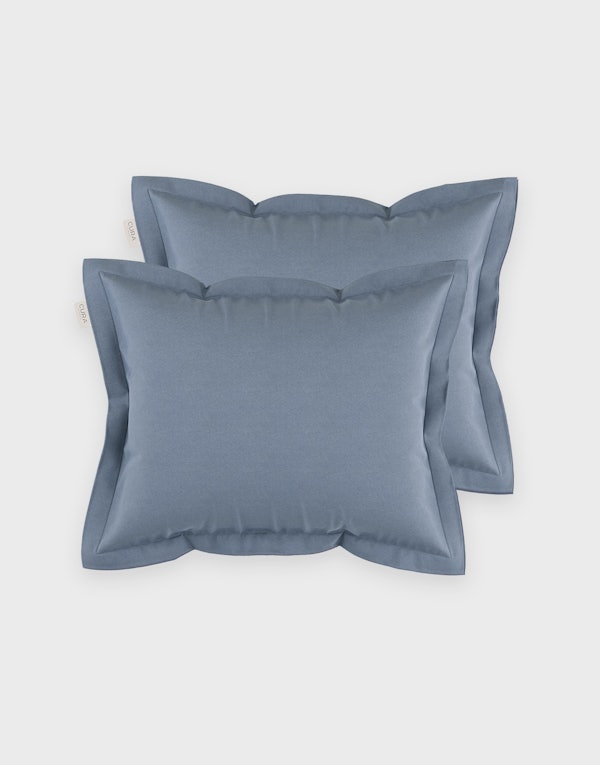 CURA Satina Zen Blue 50x60 Pillowcases