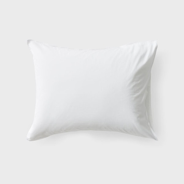 CURA Calm Cotton Pillowcase White