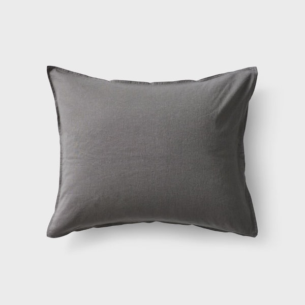CURA Calm Linen Pillowcase Dark Grey