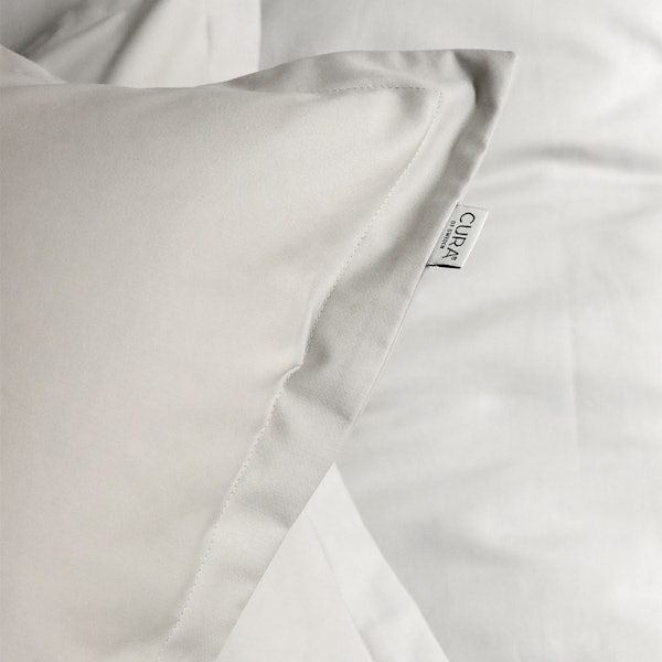 CURA Satina Light Sand 50x60 Pillowcases